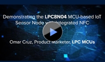 基于LPC8N04微控制器实现带有NFC智能标签功能的物联网传感器节点的演示
