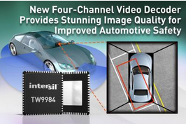 Intersil推出新型四通道视频解码器
