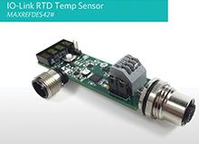 高集成度IO-LINK温度传感器，较之分立方案更加灵活、可靠且成本更低