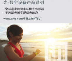 ams为更轻薄的下一代可穿戴产品推出全球最小环境光传感器
