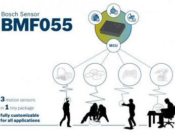 Bosch Sensortec推出可定制编程的9轴运动传感器BMF055