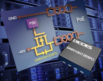 Diodes全新100V MOSFET优化以太网供电应用