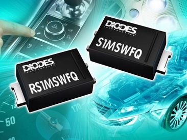 Diodes车用级高压整流器提供稳健操作性能并缩减占位面积