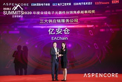 喜讯|中电港旗下亿安仓喜获年度三大供应链服务公司